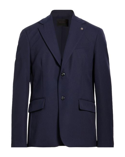 Officina 36 Blue Blazer Nylon, Elastane for men