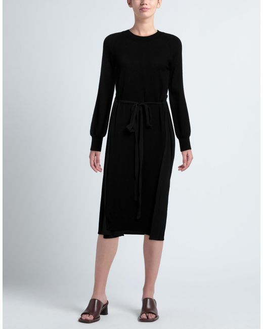 MEIMEIJ Black Midi Dress