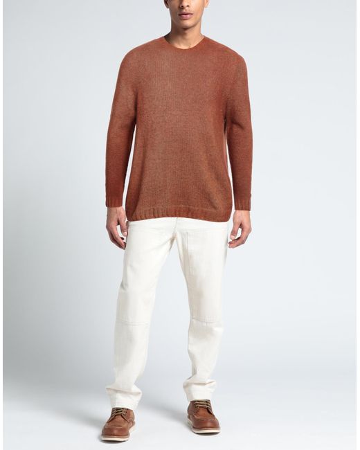 Oliver Lattughi Brown Sweater for men