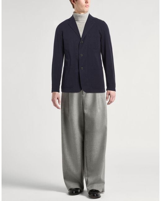 Hartford Blue Blazer Cotton for men