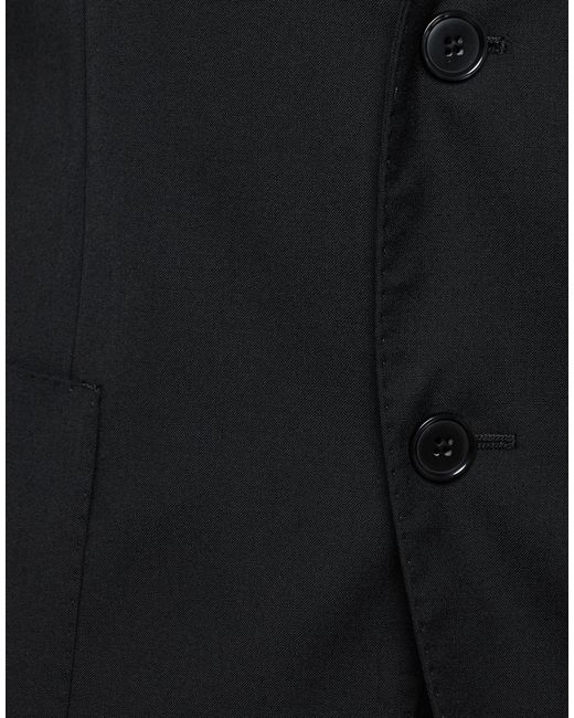 Lardini Blue Suit Polyester, Wool, Elastane for men