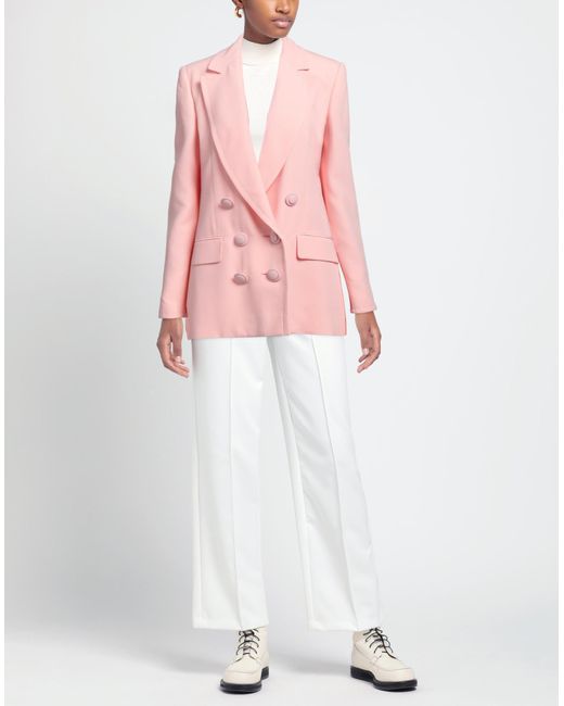 Sara Battaglia Pink Suit Jacket