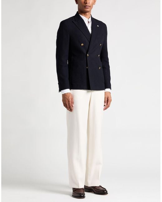 Manuel Ritz Blue Blazers for men