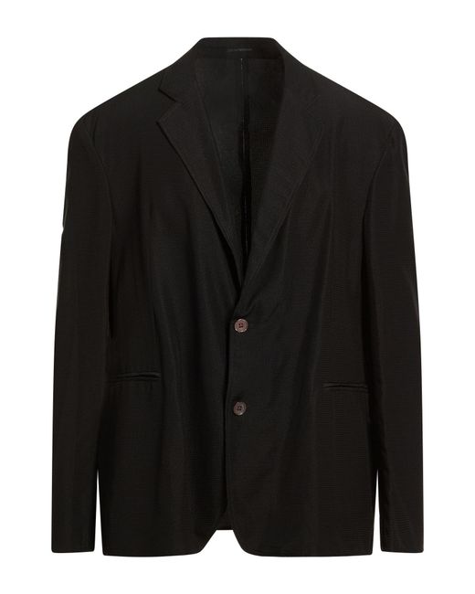 Emporio Armani Black Blazers for men