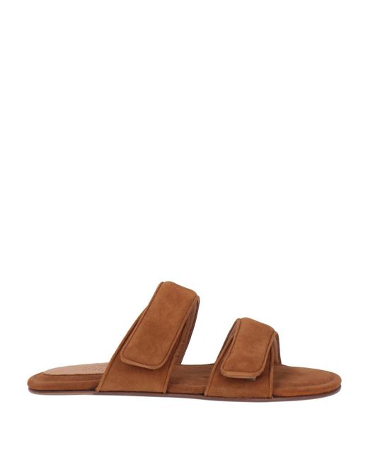 Gia Borghini Brown Sandals Leather