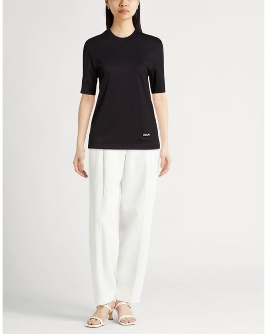 Jil Sander Black Midnight T-Shirt Cotton
