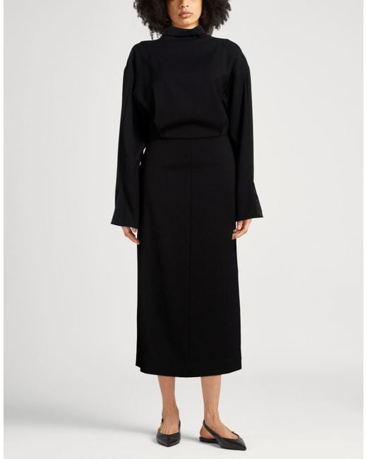Carven Black Maxi Dresses