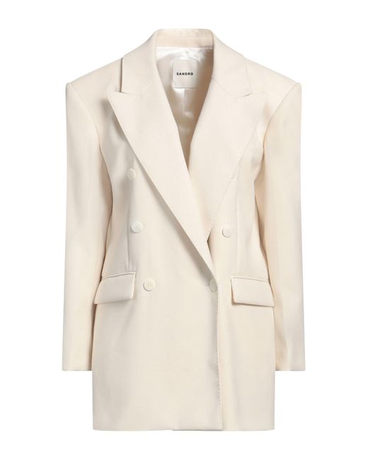 Blazer Sandro en coloris Natural