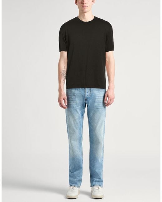 Roberto Collina Black T-Shirts for men