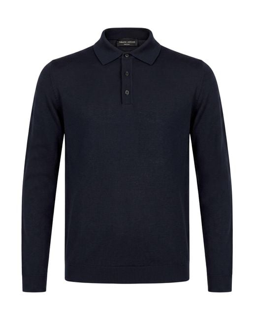 Pullover Roberto Collina de hombre de color Blue
