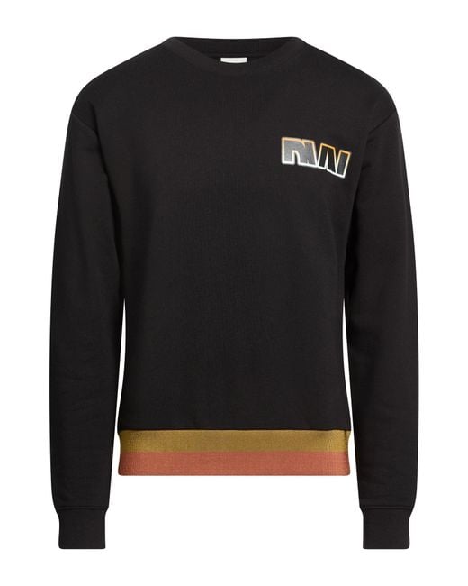 Dries Van Noten Black Sweatshirt Cotton for men