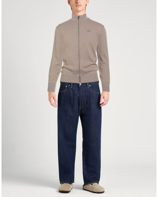 La Martina Gray Cardigan Acrylic, Cotton, Wool for men