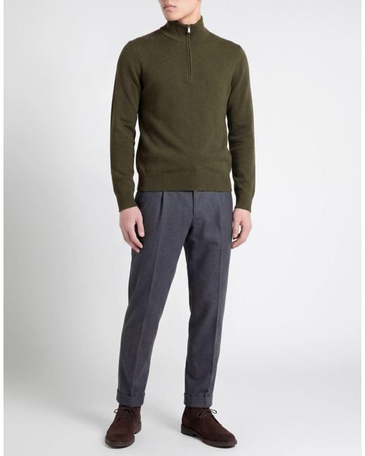 Gran Sasso Green Turtleneck for men