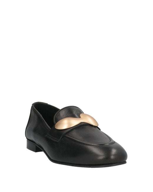 POESIE VENEZIANE Black Loafers Leather