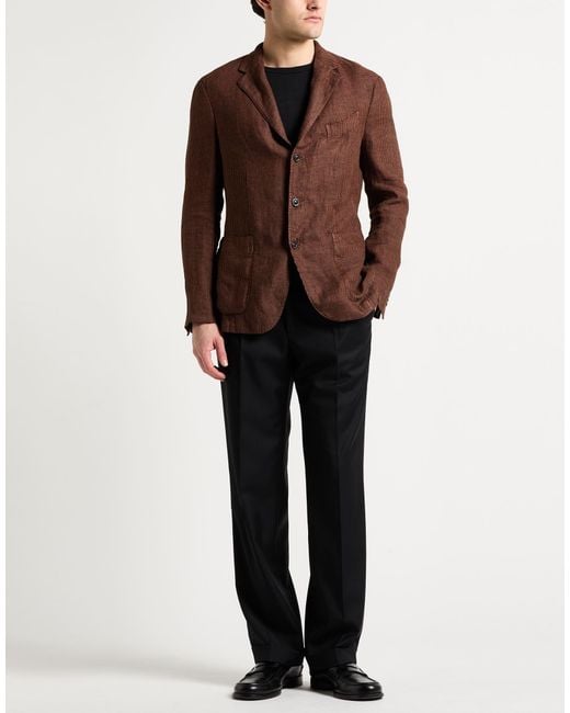 Boglioli Brown Blazers for men