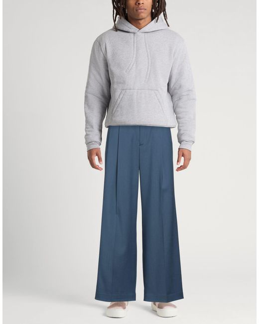 Marni Blue Pants Virgin Wool, Mohair Wool for men