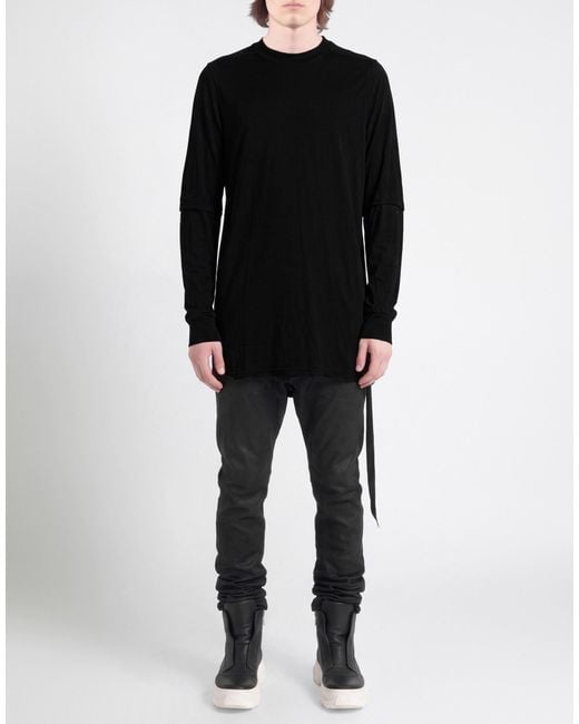 Rick Owens Black T-Shirt for men