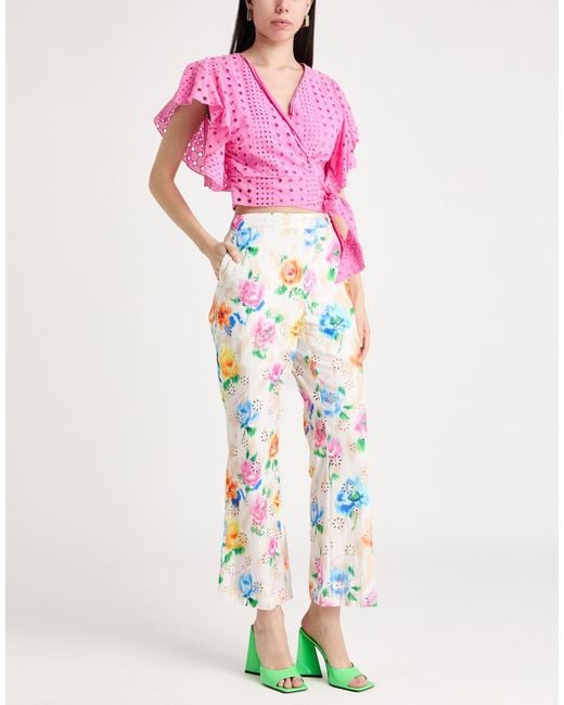 Boutique Moschino White Pants Cotton