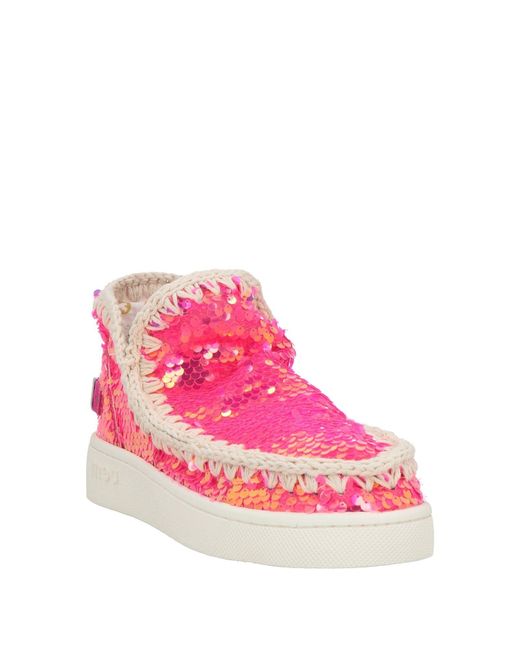 Mou Pink Ankle Boots