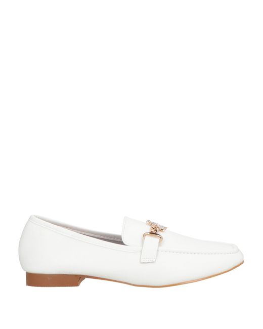 Patrizia Pepe White Mokassin