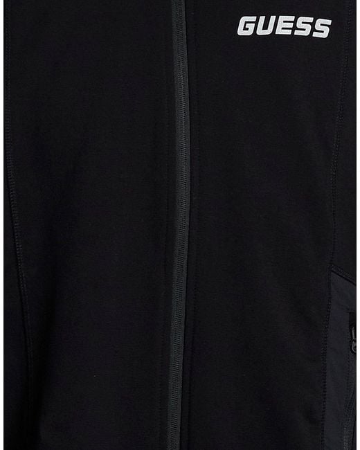 Guess Black Sweatshirt Cotton, Elastane for men