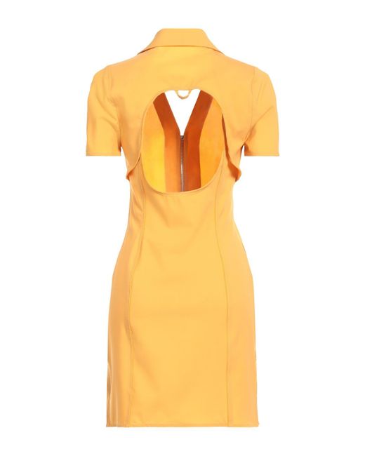 Jacquemus Yellow Mini Dress