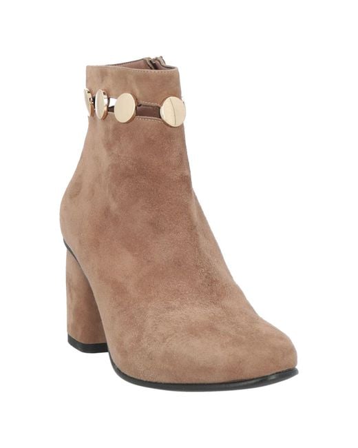Albano Brown Ankle Boots Leather