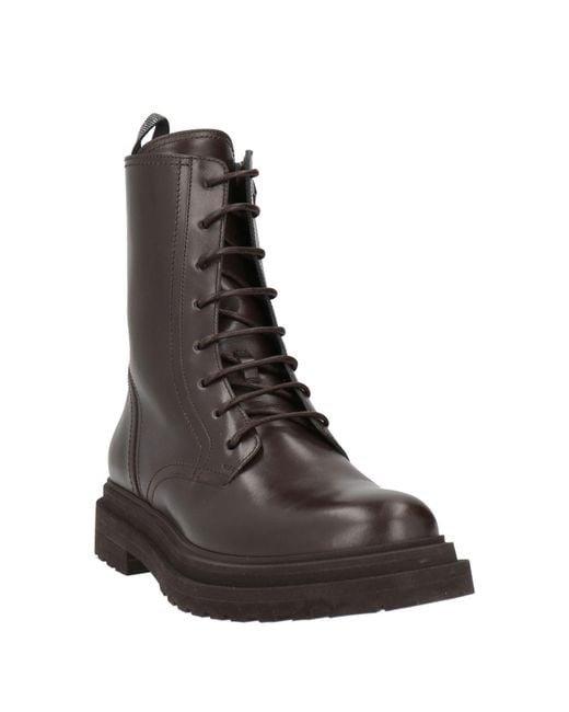 Brunello Cucinelli Brown Stiefelette