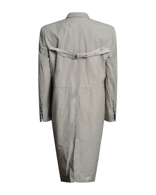 Manteau long et trench Rick Owens pour homme en coloris Gray