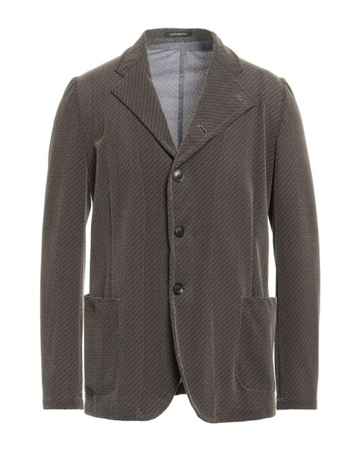 Emporio Armani Gray Blazer for men