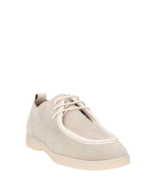 Cerruti 1881 White Lace-Up Shoes