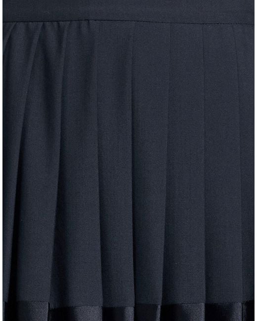 Sandro Blue Midi Skirt Polyester