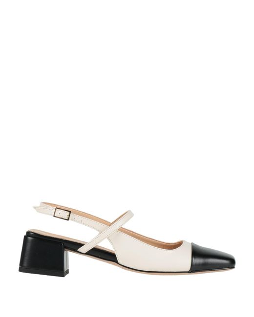 Nila & Nila Natural Ivory Pumps Synthetic Material