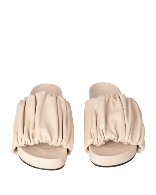Jil Sander Natural Sandals