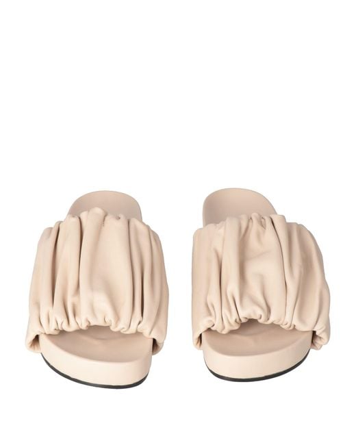 Jil Sander Natural Sandals