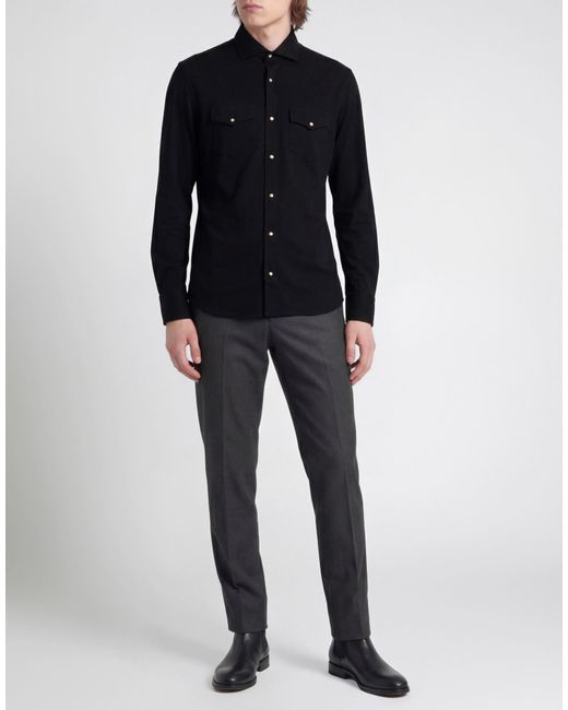 Moorer Black Shirt for men