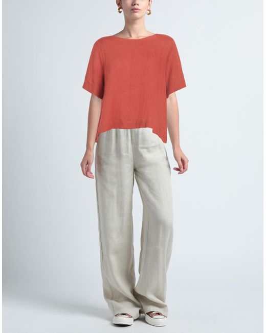 Niu Red Top Linen