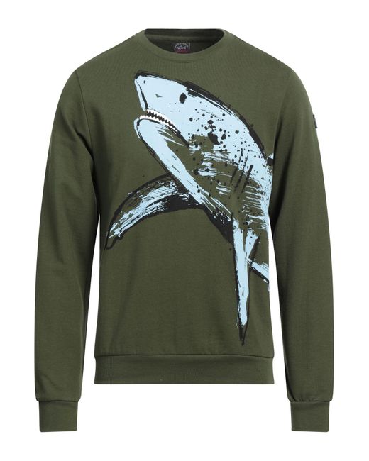 Paul & Shark Green Sweatshirt for men