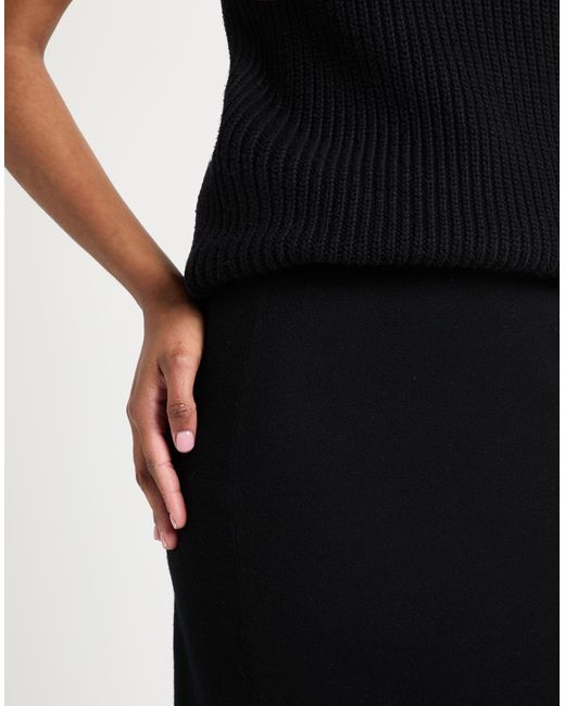 Max Mara Black Midi-Rock