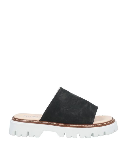 FRU.IT Black Sandals Leather