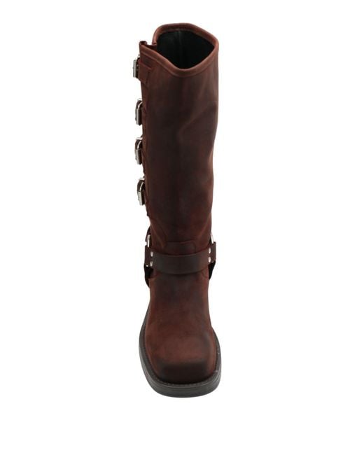 Ovyè Brown Boot Leather