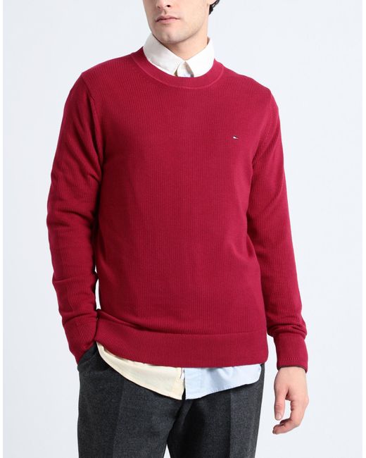 Tommy Hilfiger Sweater in Red for Men | Lyst