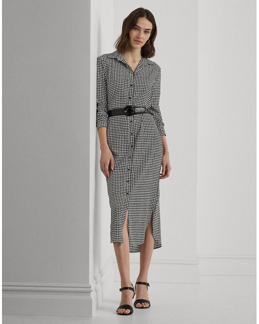 Ralph Lauren Gray Midi Dress