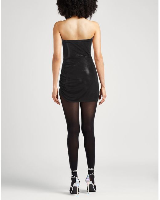 Norma Kamali Black Mini-Kleid