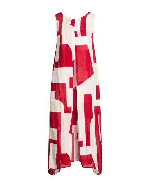 Alpha Studio Red Midi Dresses