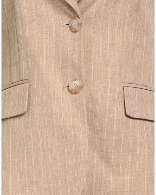 Gaelle Paris Natural Sand Blazer Polyester, Elastane