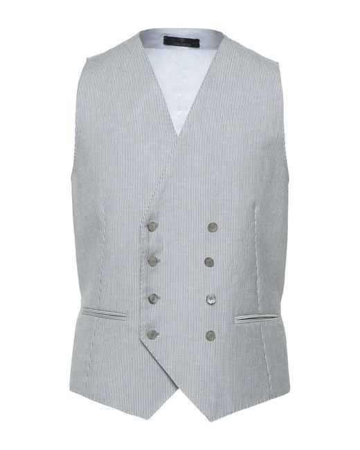 Santaniello Gray Tailored Vest for men