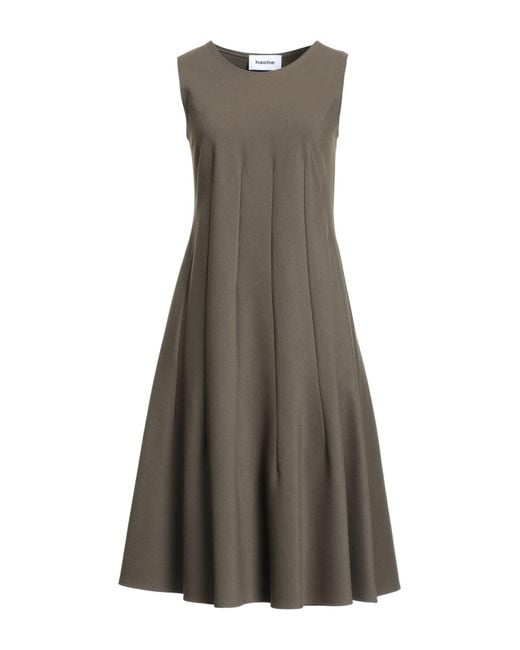 Hache Gray Midi Dresses