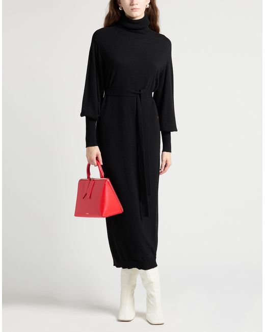 Ottod'Ame Black Midi-Kleid