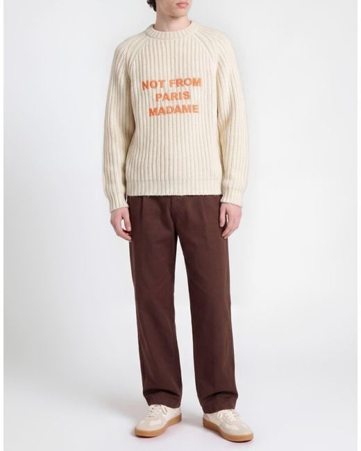 Drole de Monsieur White Jumper for men